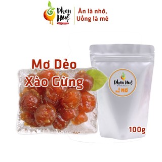 Ô mai xí muội mơ dẻo xào gừng chua ngọt Phan Huệ túi Zip 100g đặc sản Hà Nội