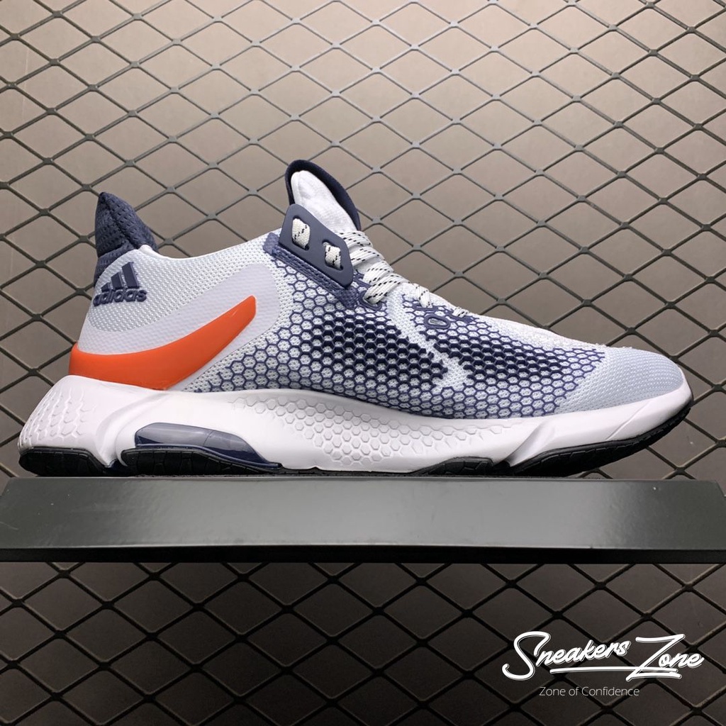 Giày thể thao sneaker nam nữ Alphabounce instinct M 2020 Trắng xanh gót đỏ siêu đẹp