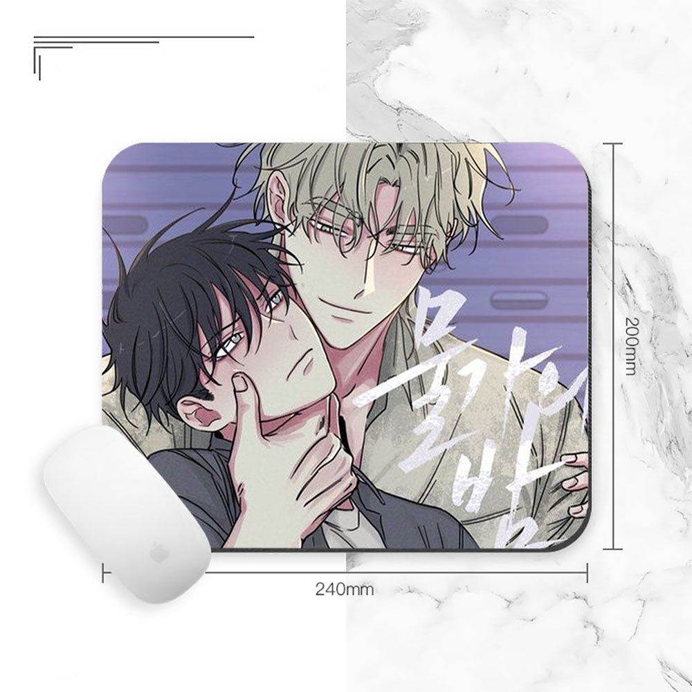 Miếng lót chuột IN HÌNH LOW TIDE IN TWILIGHT Đêm bên làn nước manhua BL anime chibi tiện lợi xinh xắn