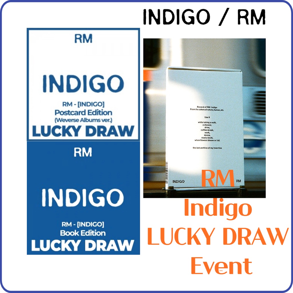 [RM (BTS) - 'Indigo Cartão Postal / Edição De Livros