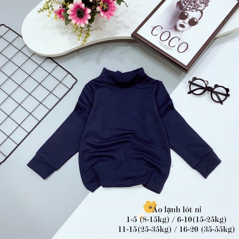 Áo lót nỉ cho bé 9 -22kg