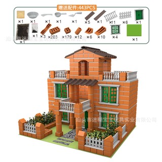 Mô Hình Gạch Đất Sét Thủ Công Đồ Chơi Cho Bé