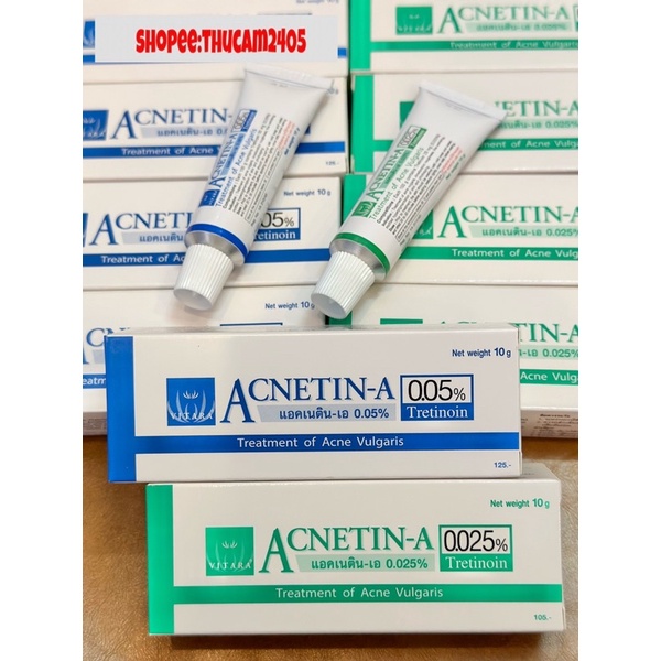 ACNETIN TRETIONIN 0.05 % KEM GIẢM MỤN THÁI LAN (10g)