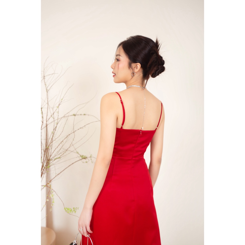 Đầm nữ thiết kế hai dây dáng dài LAVIE DRESS - GOÛT DE JUN