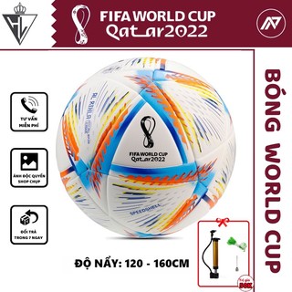Quả bóng đá wc mẫu chính thức đủ màu size 5 tặng bơm và kim bơm bóng