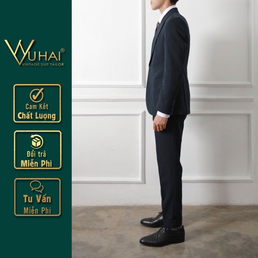 Bộ Vest Comle Nam cao cấp dáng 2 cúc túi hộp trẻ trung lịch,lãm,quý ông-VuHai