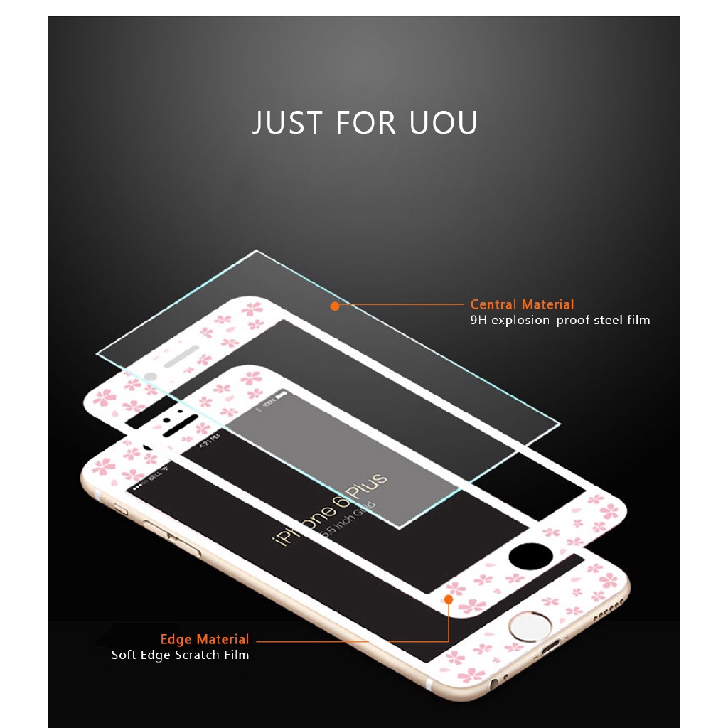 Ốp Điện Thoại Kính Cường Lực Họa Tiết Hoạt Hình Dễ Thương Cho Iphone 6 6s 6plus 6splus 7 8 + 7plus 8plus SE 2020 Se3