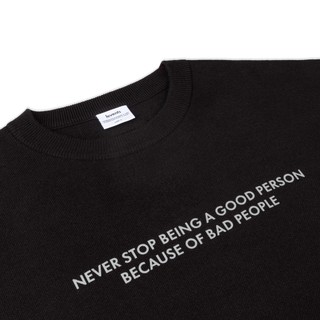 Áo Sweater Len Levents/ Black Chất Len Dệt Unisex Oversized