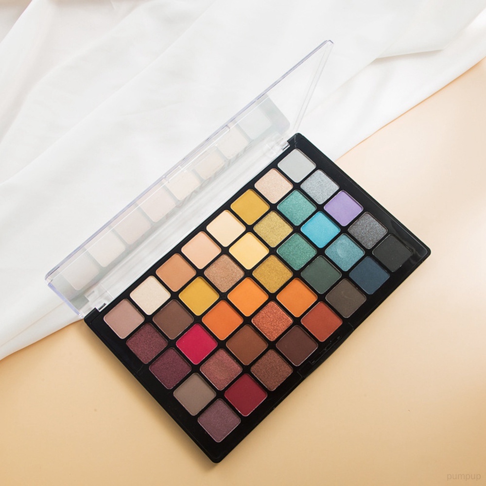 Bảng Phấn Mắt 40 Màu Lì Và Ánh Nhũ Kết Hợp Trang Điểm Kháng Nước Và Lâu Trôi
