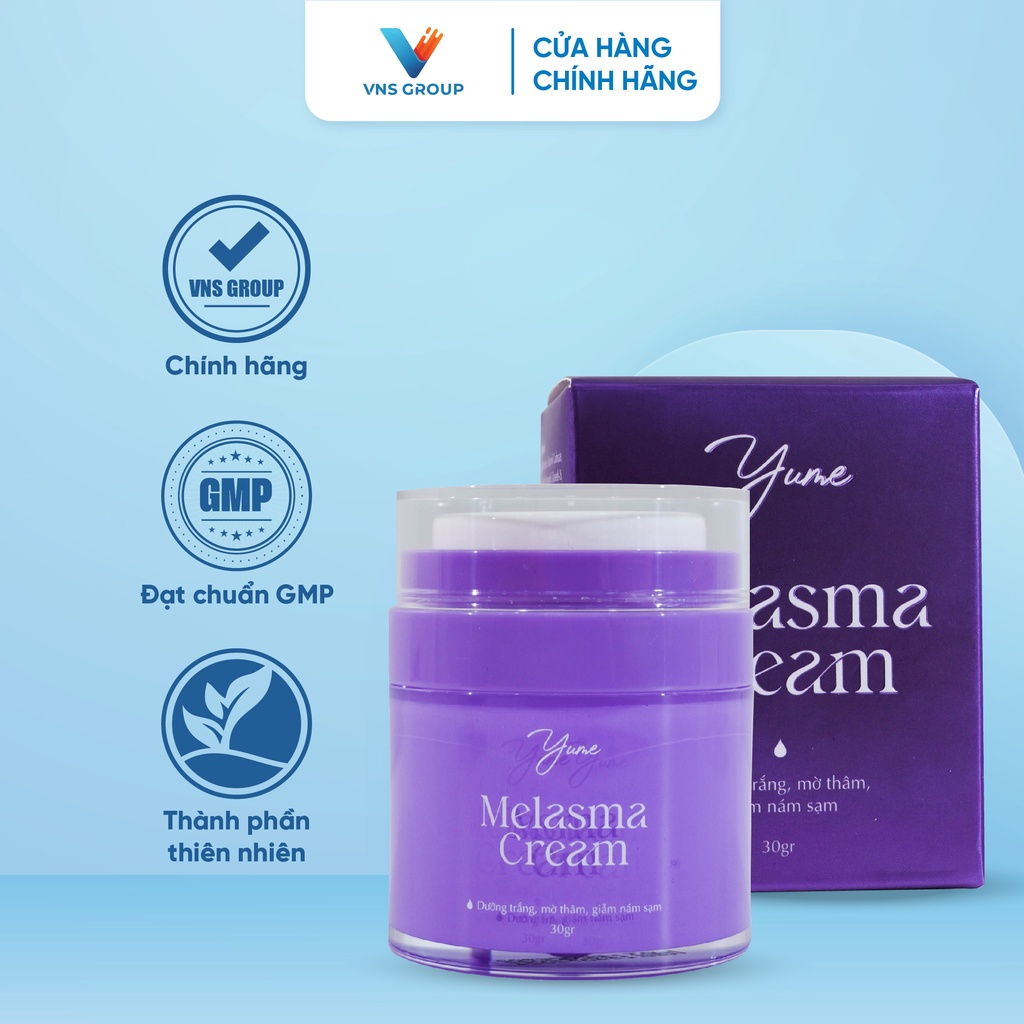Kem dưỡng trắng da Melasma Cream VNS Group ngăn ngừa nám sạm và tàn nhang 30g