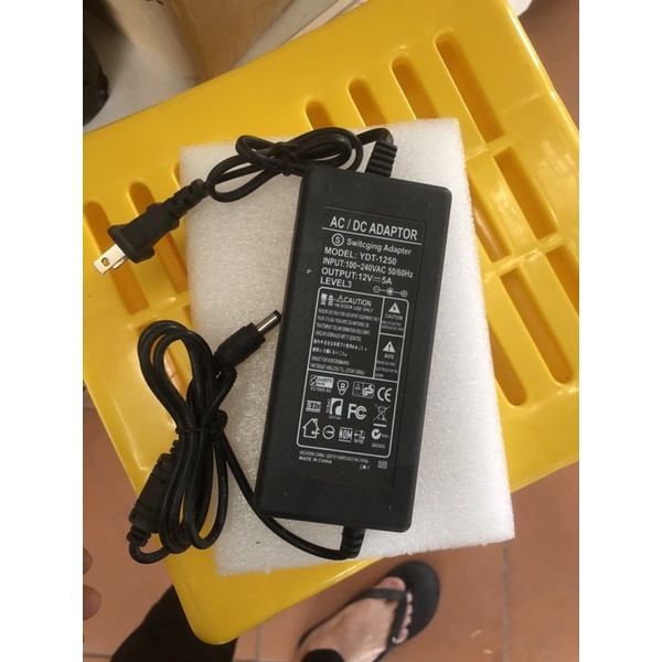 Nguồn 12V 5A Adapter 12V 5A hàng tốt giá sỉ nguồn dùng cho xy lanh điện