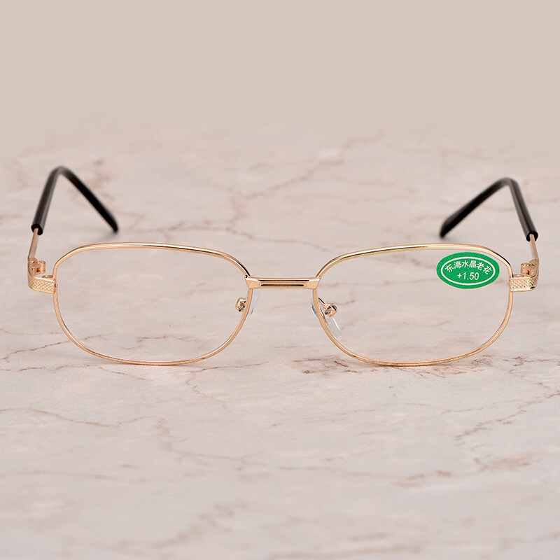 Kính Đọc Sách Gọng Kim Loại Chống Bức Xạ + 100 ~ + 400 PTQ