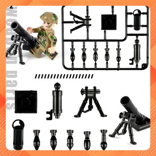 Đồ chơi vỉ phụ kiện súng cối no.517 - phụ kiện army