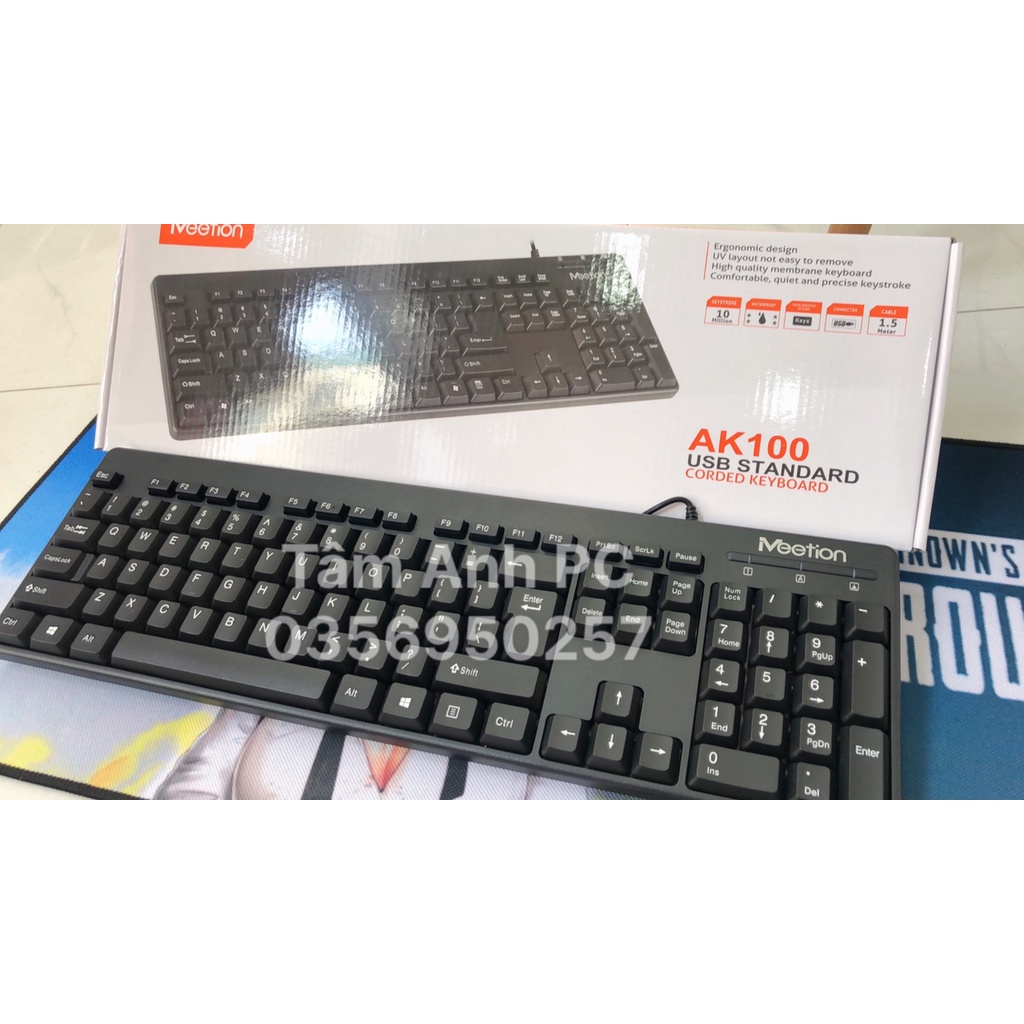 Bàn phím có dây USB MIXIE X7, X7s: đẹp, bấm êm, không tiếng kêu
