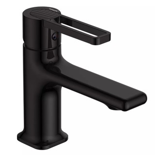 Vòi Lavabo nóng lạnh Đồng mạ tĩnh nhiệt màu đen Eurolife EL-GRAY 04.