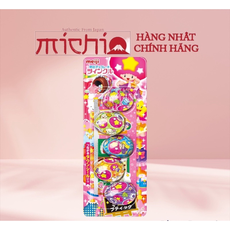 [Date 2024] Kẹo trứng socola Meiji Twinkle chocolate egg 260g