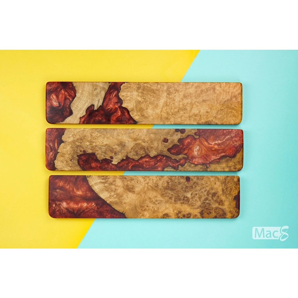 Kê tay resin gỗ Nu Alphawork Avocado Premium - Kê tay bàn phím