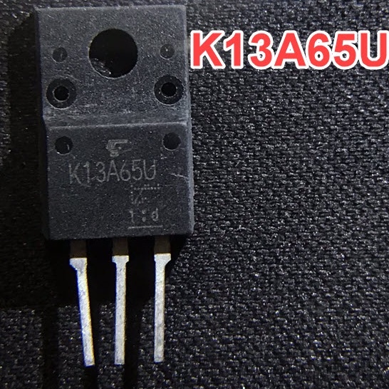 Linh kiện K13A65 TK13A65U K13A65U Mosfet kênh 13A 650V TO-220F chính hãng tháo máy