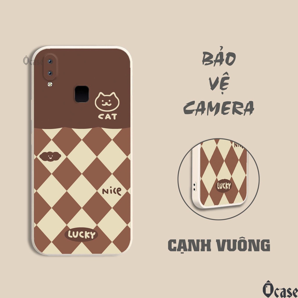 Ốp lưng Vivo V9 / V9 Youth / Y85 / Y89 / Z3x / Z1 / Z1i / Z1 Lite / Nex A in hình Mèo và Vịt vàng