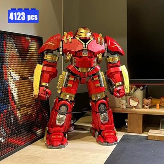Đồ chơi lắp ráp mô hình xếp hình ironman k-box v5004 hulkbuster mk44 mech robot bricks 4123pcs