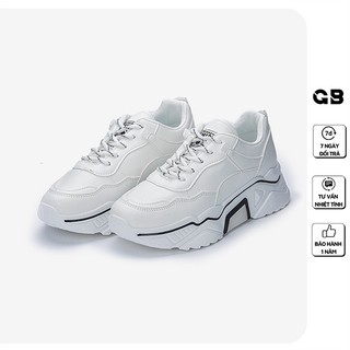 [Mã WABRMH99 giảm 12% đơn 99K]Giày Thể Thao Nữ giayBOM Đế Đúc Cao 5 cm Da Mềm B808