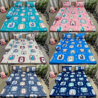 Bộ drap thun hàn quốc mẫu hoạt hình siêu cưng