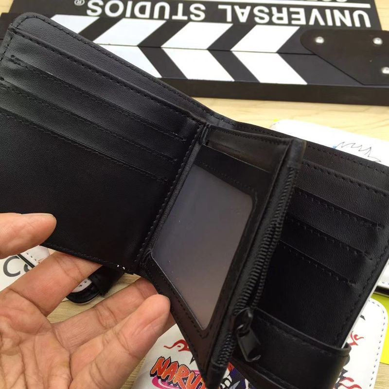 Ví Ngắn Đựng Tiền Xu Họa Tiết Hoạt Hình Anime Độc Đáo Cho Nam