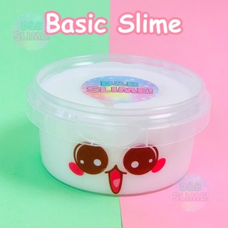 Basic slime màu trắng siêu dẻo 200ml - chất nhờn slime cao cấp giúp thư giãn