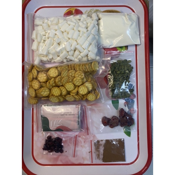 SÉT  TỰ  LÀM KẸO NOUGAT BÔNG TUYẾT