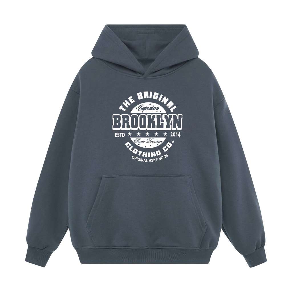 Áo khoác nỉ hoodie nam nữ SAM CLO có mũ tay dài thu đông freesize dáng Unisex CHUI BROOKLYN 2014