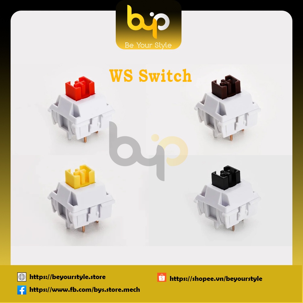 Switch WS | WS Red | WS Yellow | WS Brown | WS Black | Công tắc bàn phím cơ