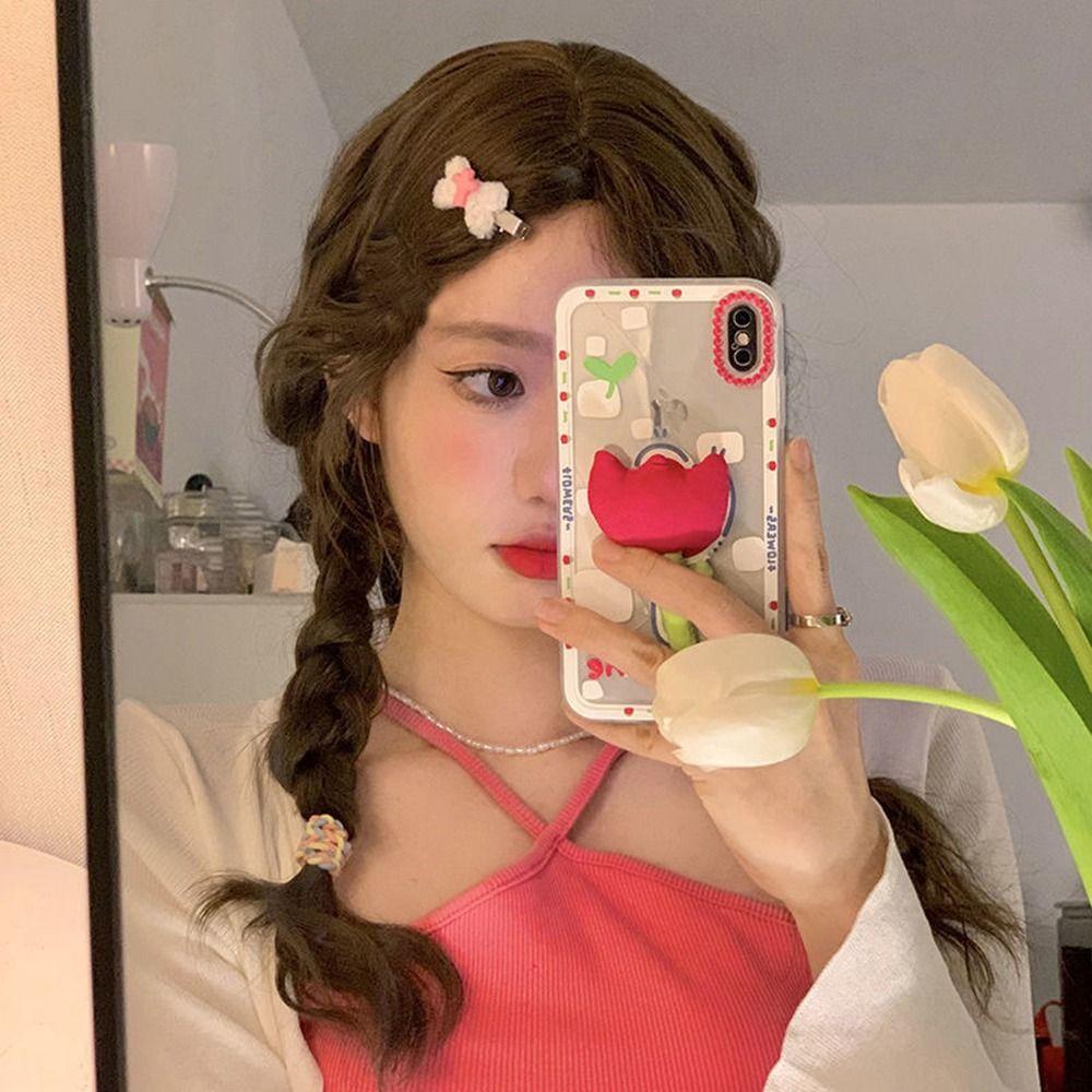 Kẹp Tóc Nơ Chéo Dễ Thương WMES15H y2k Dành Cho Bạn Nữ