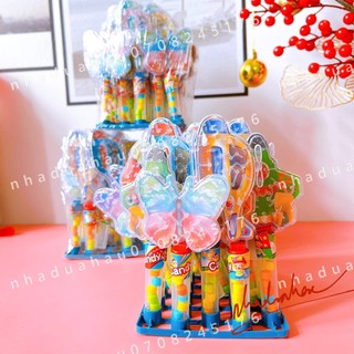 Sỉ - Lốc 30 cây máy kẹo đồ chơi Mê Cung dễ thương cho bé Hongkong cây 15gam