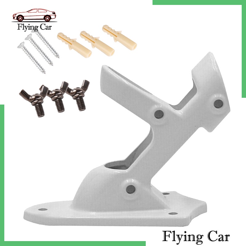 Giá treo cờ gắn tường bằng nhôm tiện dụng đa năng cho sân vườn