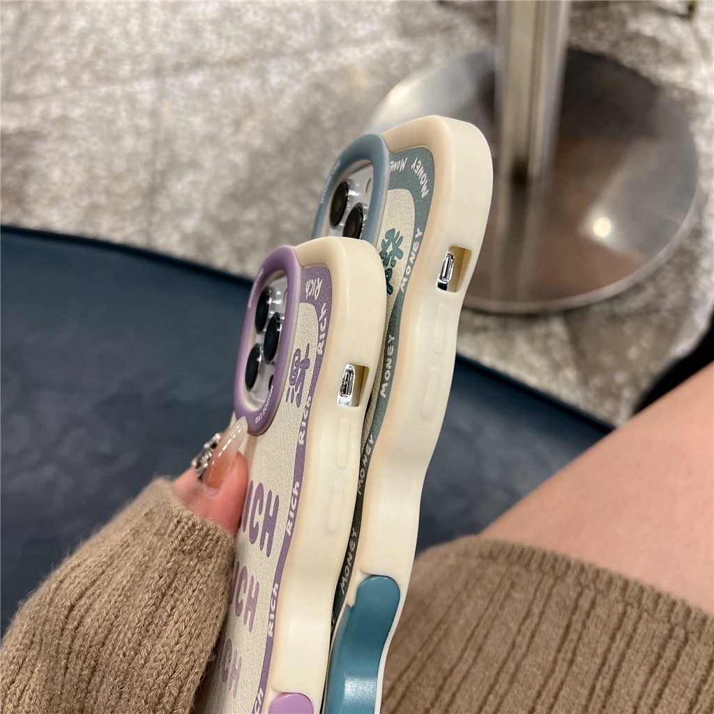 Ốp Điện Thoại tpu Mềm Họa Tiết Sóng Biển Có Lỗ Tròn Cho iphone 15 pro max 14 pro max 13 pro max 12 pro max