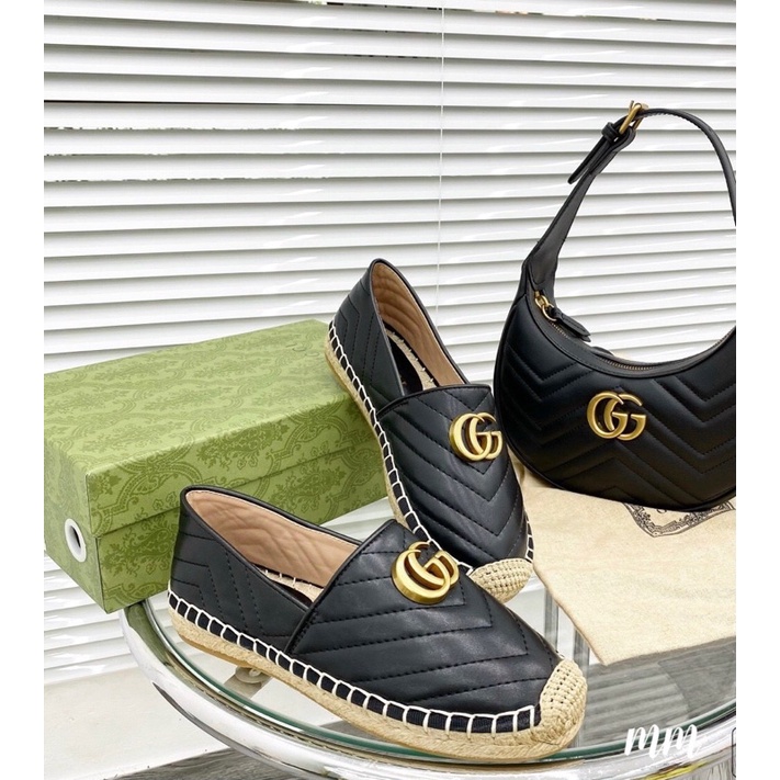 Giầy Slipon viền cói gu••cci super fullbox