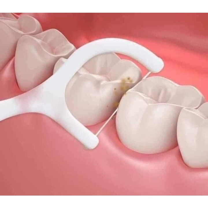 Hộp 50 cây tăm chỉ nha khoa siêu sắc siêu tiện lợi