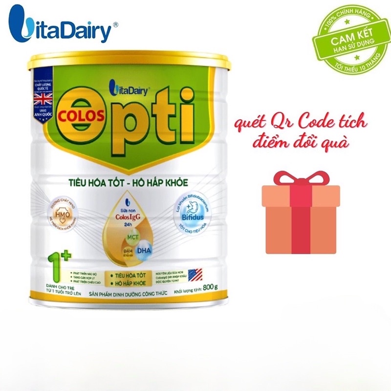 SỮA BỘT COLOSBABY OPTI 1 800g date mới