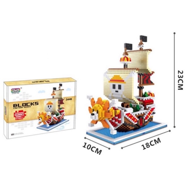 Tàu Thousand Sunny Cướp Biển One Piece/Vua Hải Tặc- đồ chơi lắp ráp LEGO / trang trí Decor, Sưu tập nhân vật Quà tặng