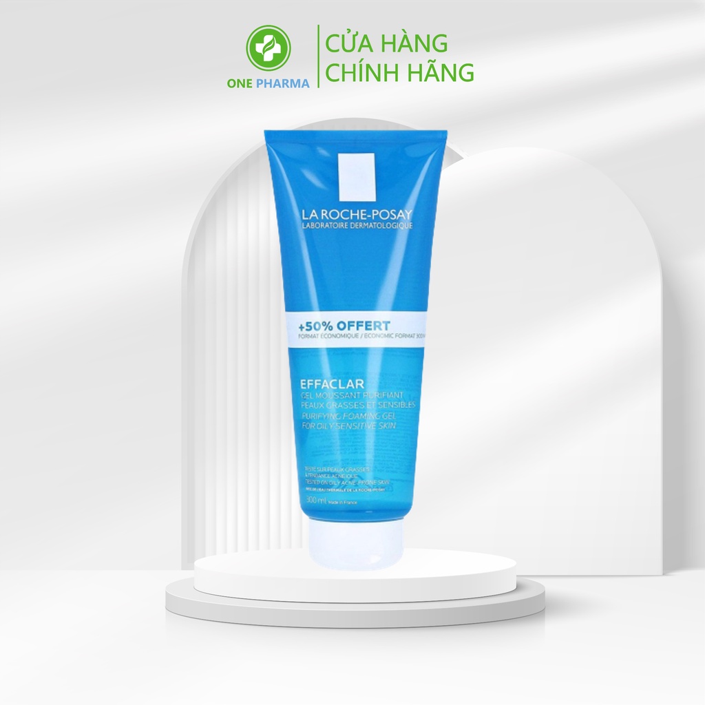 Gel Rửa Mặt Cho Da Dầu Mụn La-Roche-Posay +50 Offert 300ml