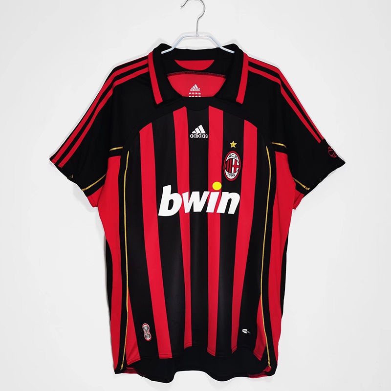 Bộ Quần Áo Bóng Đá Đội Nhà Ronaldo Kamardini Champions League 0607ac Milan