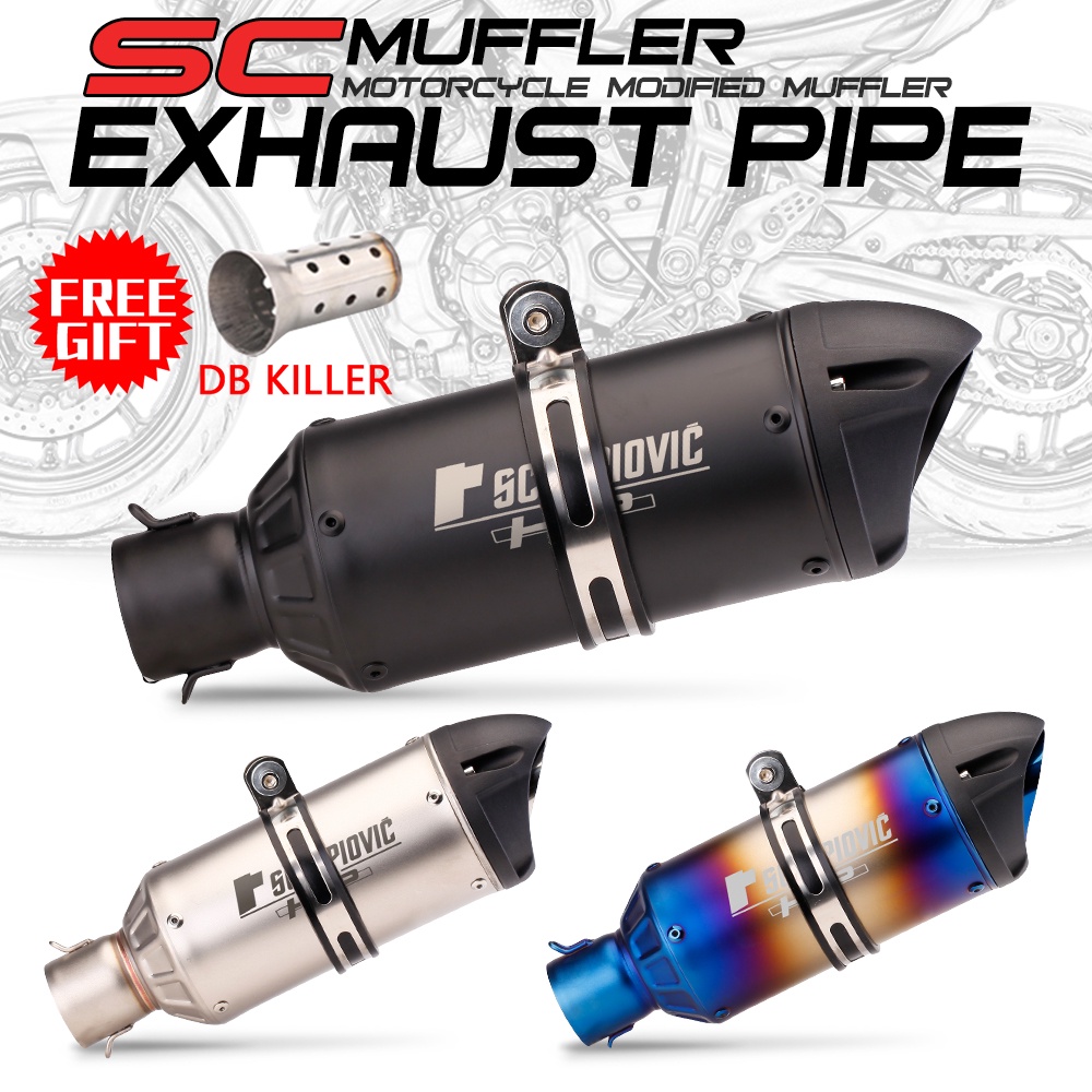 Ống Xả Khí Thải Chuyên Dụng Cho Xe Mô Tô SC
