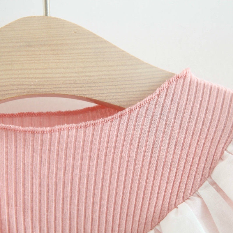 Đầm   tay dài thiết kế phong cách phương tây cho bé gái 1-7 tuổi