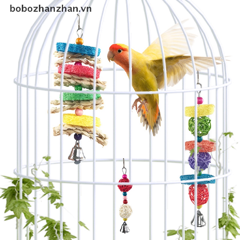 Đồ Chơi Bóng Mây Bằng Gỗ Dành Cho Chim Vẹt