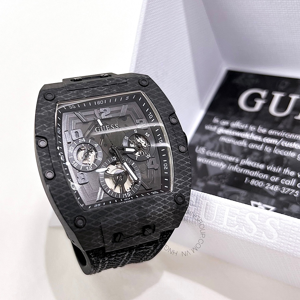 ĐỒNG HỒ NAM GUESS BLACK AND GREY MARBLE MULTIFUNCTION
