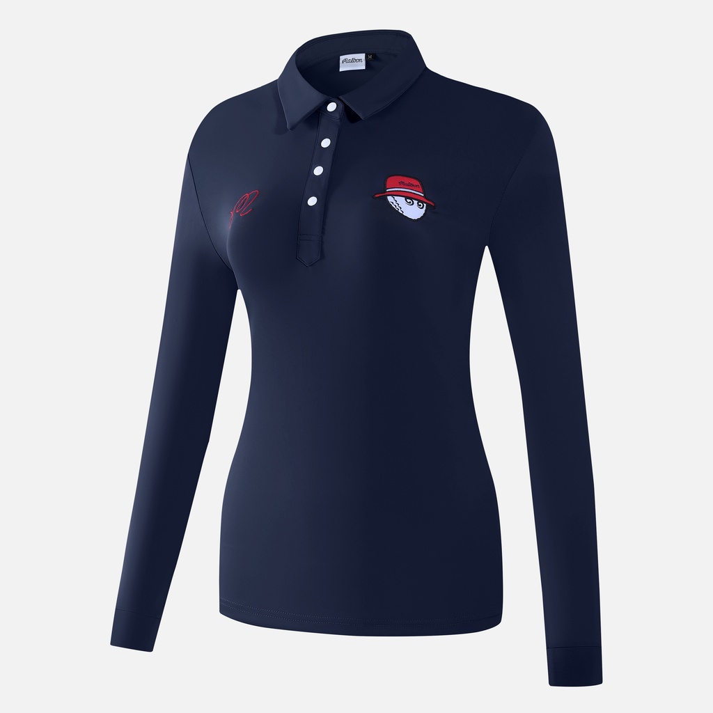 Áo Thun Thể Thao Đánh Golf MALBON Dài Tay Thoải Mái Thời Trang Thu Đông Dành Cho Nữ