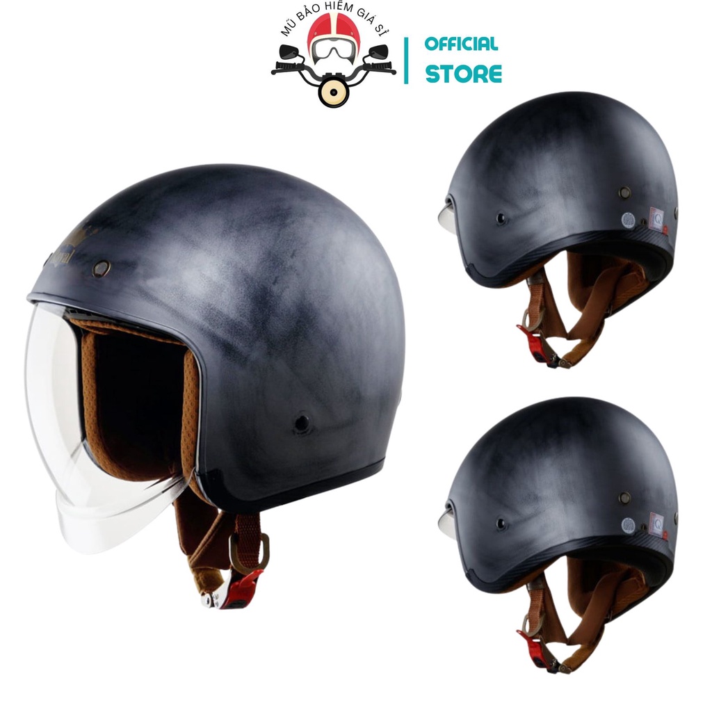 Mũ Nón Bảo Hiểm 3/4 Royal M139 Kính Âm - lót tháo rời Cực Hot size