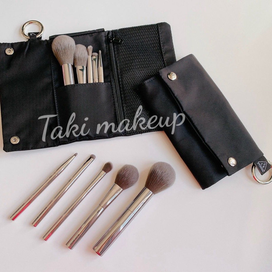 Bộ Cọ 3ce Essential Brush Kit  + Túi Đen