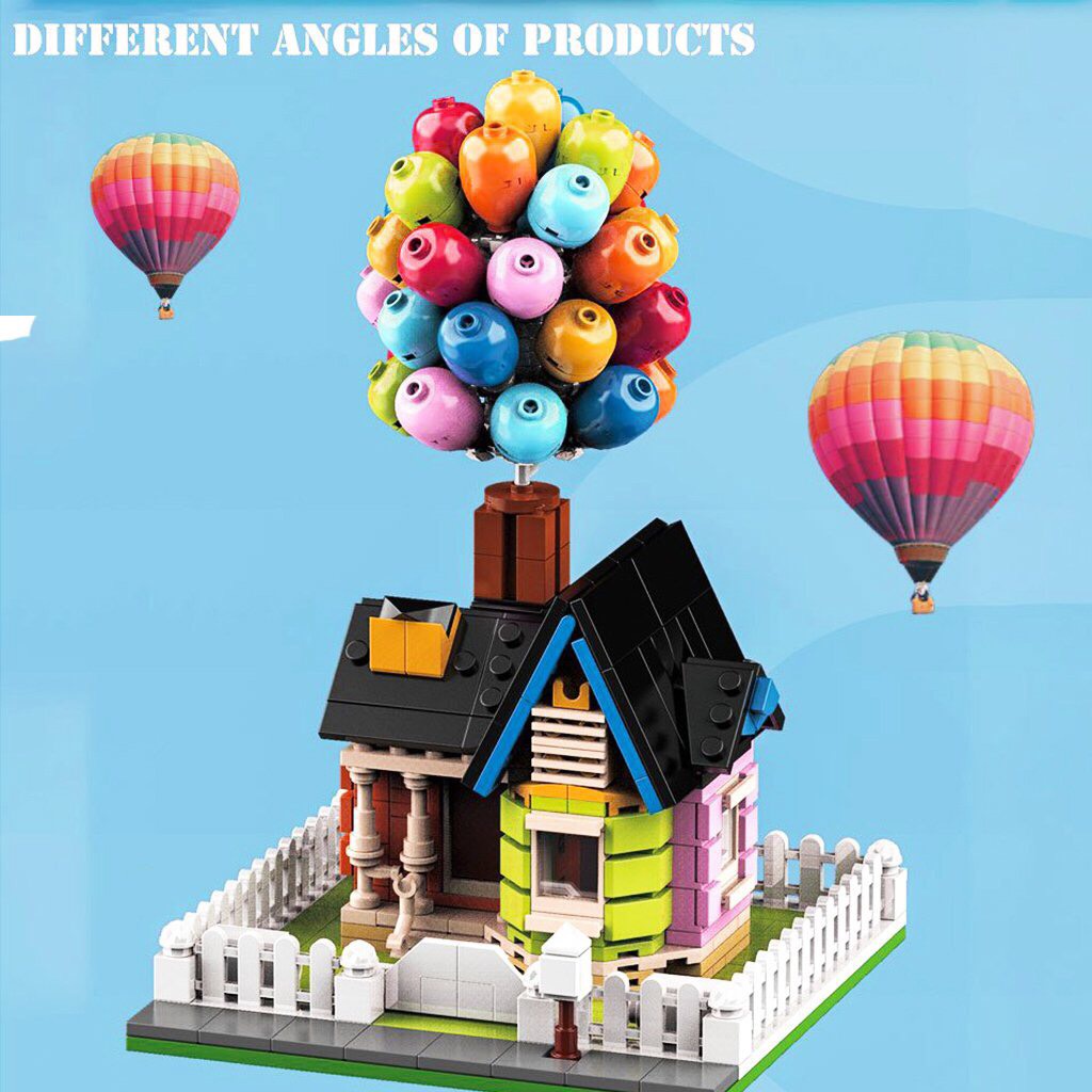 ĐỒ CHƠI_Bộ LEGO lắp ráp nhà bay khinh khí cầu Floating Baloon House giải trí, khám phá, phát triển trí thông minh cho bé
