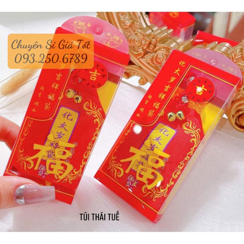 Túi thái tuế may mắn giảm vận hạn - Hóa giải phạm thái tuế [Đã Khai Quang]